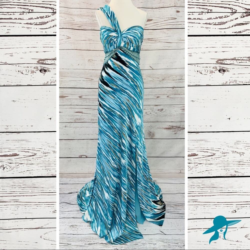Night Moves turquoise train single strap